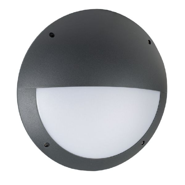 Aplique exterior LED Venus 12 W ø 300 mm color negro