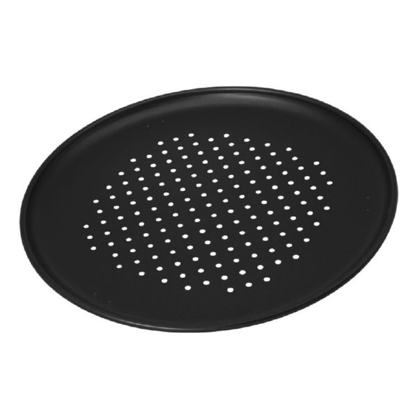 Molde horno para pizza, perforado. 32 cm.