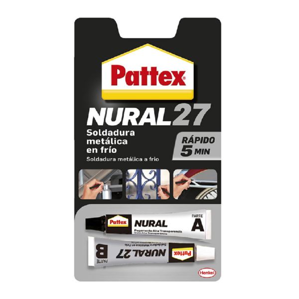 Nural 27 22 cc. Soldadura en frio rapida.